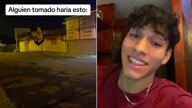 Capturas de los vídeos del 'tiktoker'.