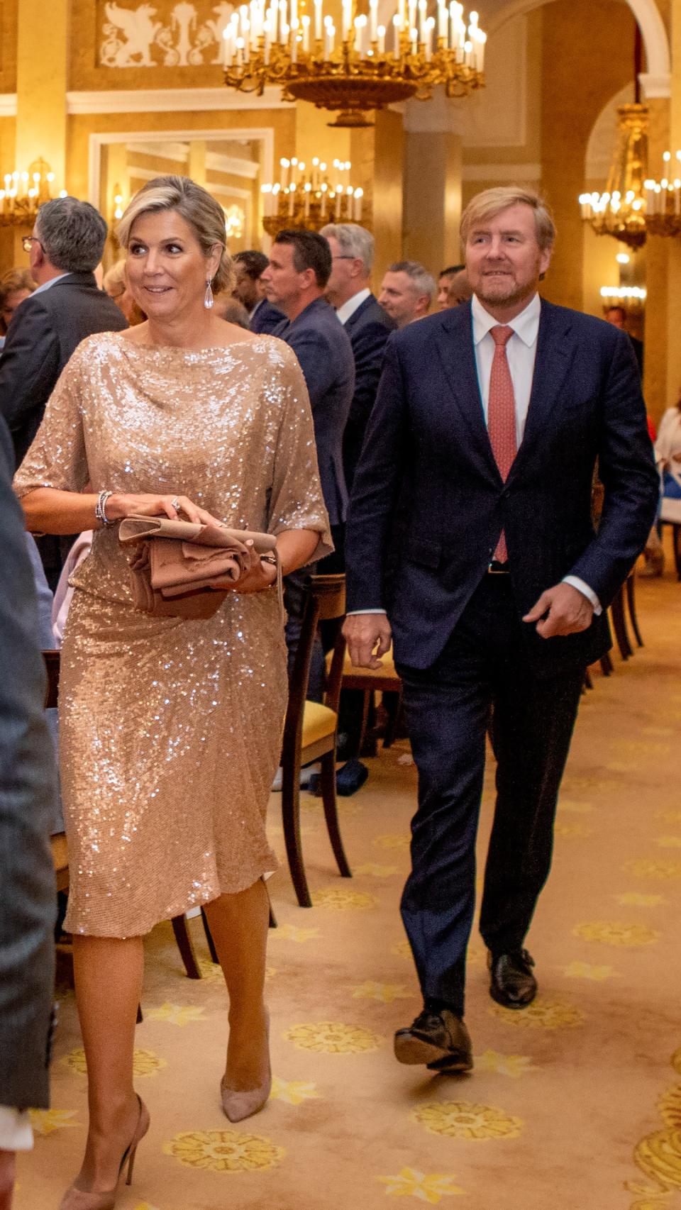 Los Reyes, en la entrega de premios.