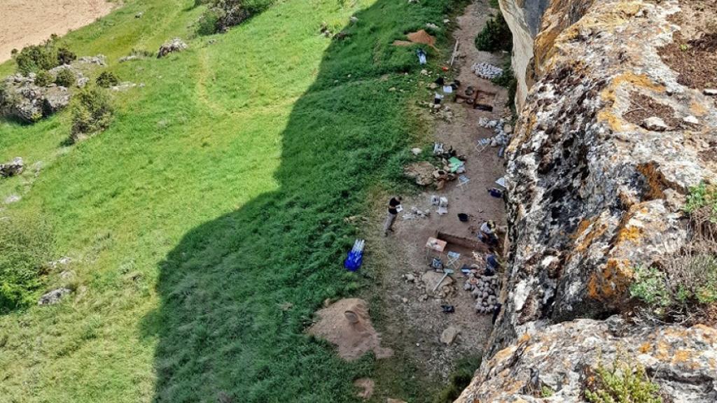 Imagen del yacimiento de Charco Verde II. Foto: El Español