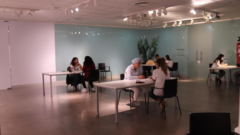 Imagen de la actividad organizada por Tendam y la Fundación Quiero Trabajo.