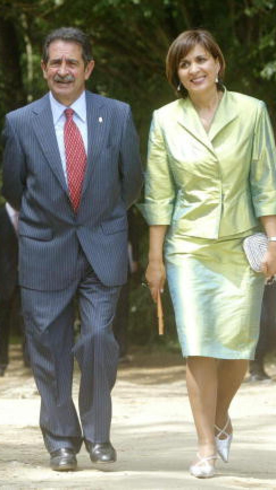 Miguel Ángel Revilla y Aurora Díaz.
