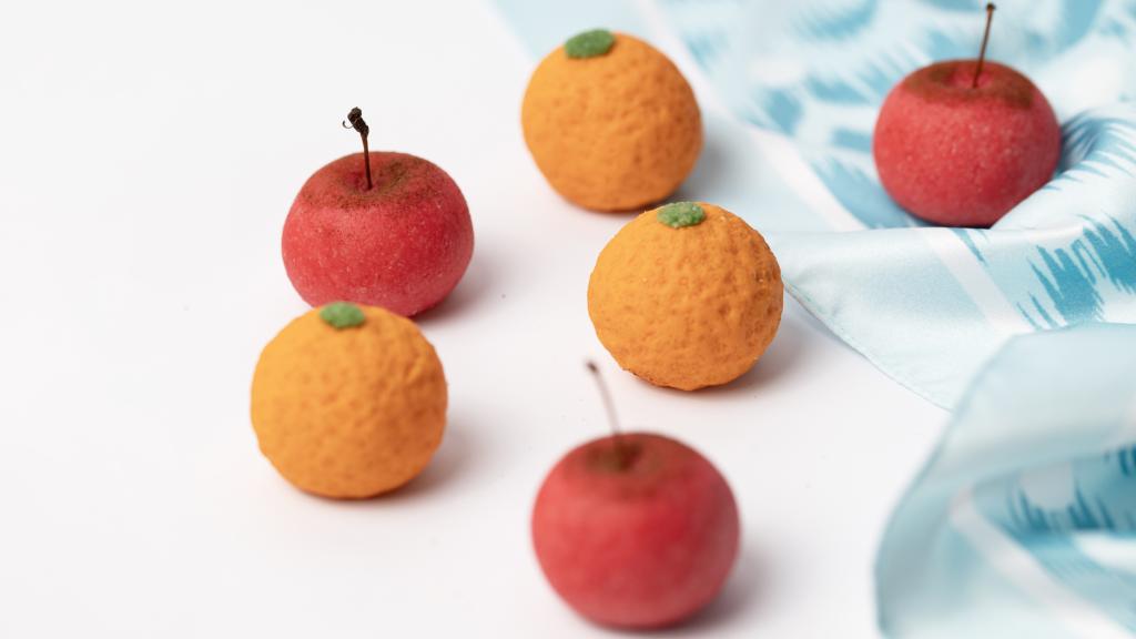 Las frutas de mazapán de Pepina Pastel.