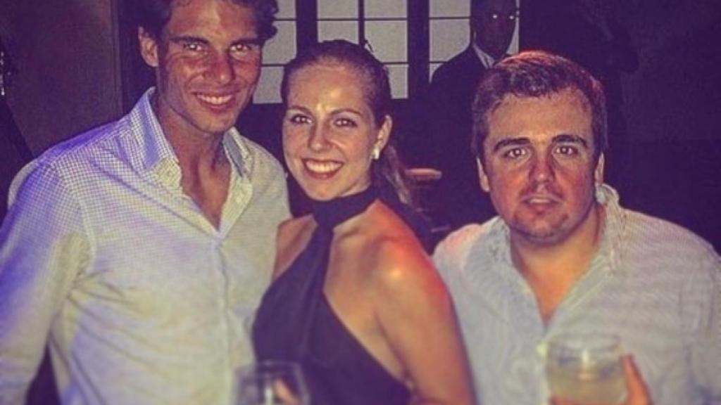 Salvador Martínez con Rafa Nadal.