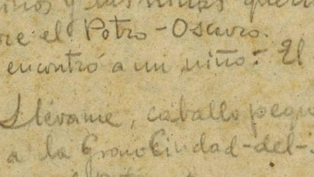 Fragmento de un poema de Miguel Hérnández.