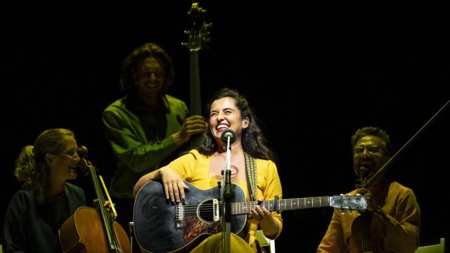 La cantautora Silvia Pérez Cruz durante un concierto.
