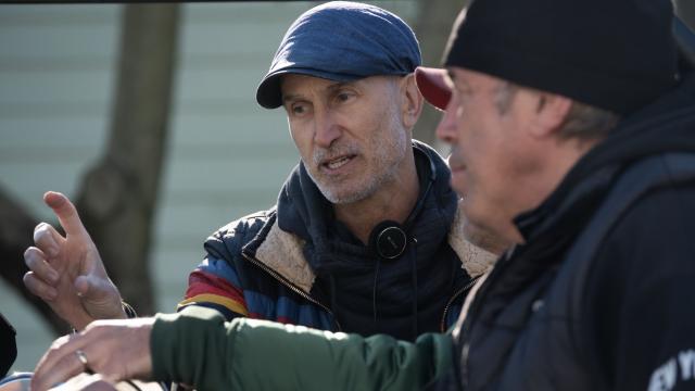 Craig Gillespie durante el rodaje de 'Golpe a Wall Street'