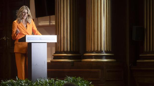 Yolanda Díaz, en un acto reciente.