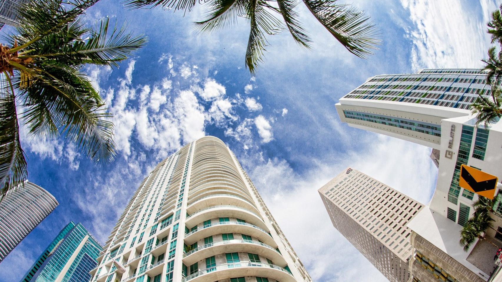 Vista de la ciudad estadounidense de Miami, en el estado de Florida.