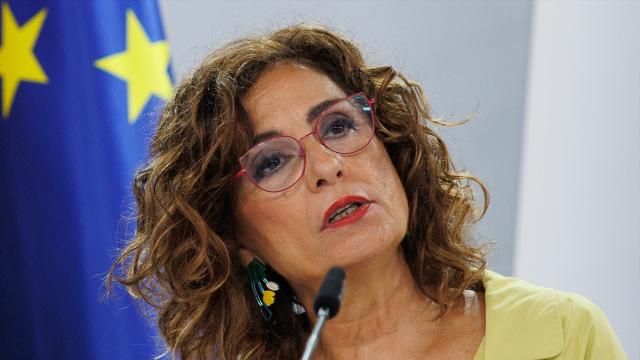 La vicesecretaria general del PSOE y ministra de Hacienda en funciones, María Jesús Montero.