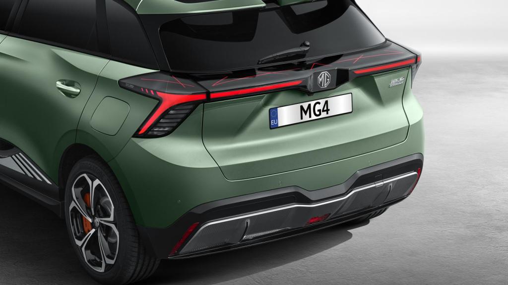 Trasera del MG4 X-Power.