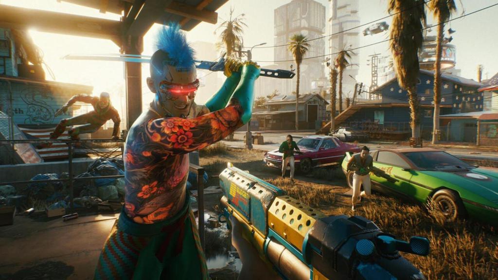 Imagen del juego 'Cyberpunk 2077'.