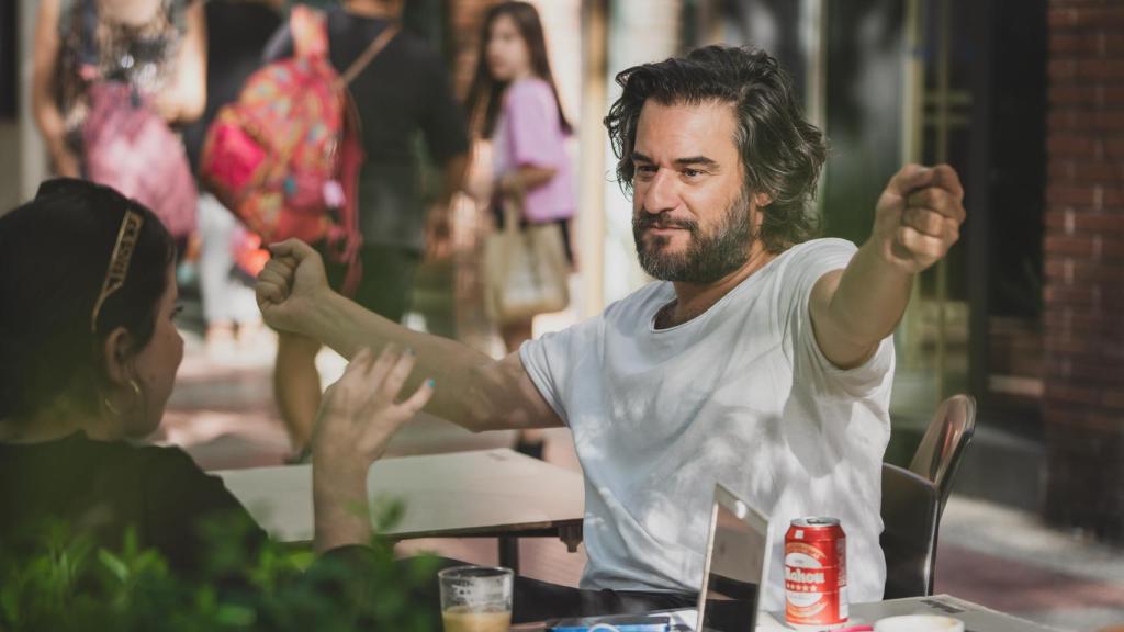 Jabois durante la entrevista.