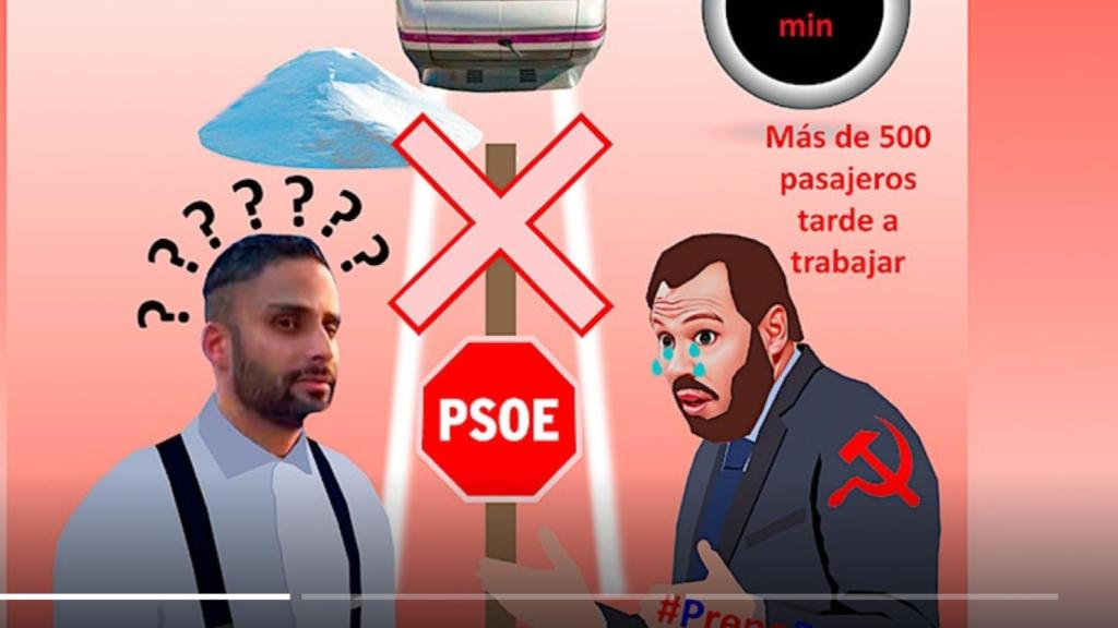 Cartel que anuncai el show