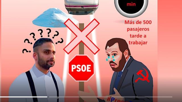Cartel que anuncai el show