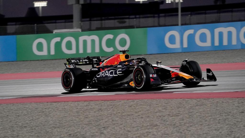 Verstappen durante la sesión de clasificación del GP de Catar