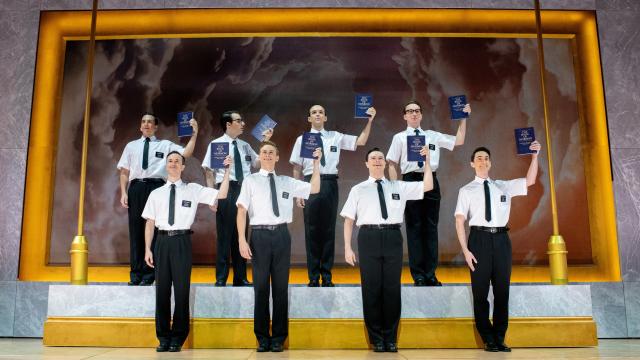 Un momento del musical 'The Book of Mormon'