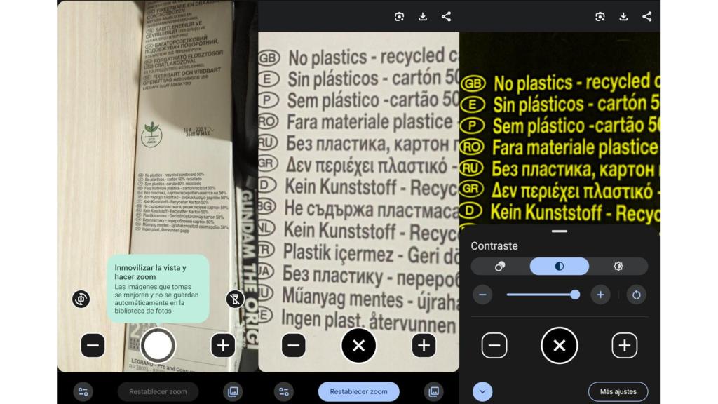 La nueva app de Lupa de Google es capaz de resaltar el texto difícil de leer
