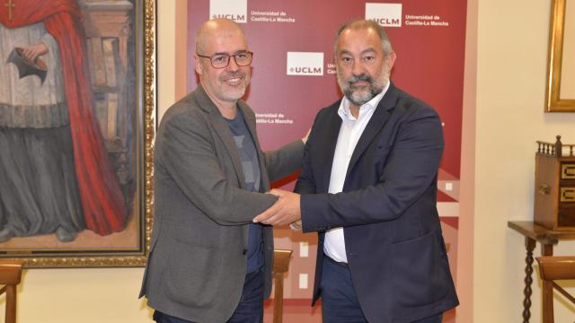 Unai Sordo y Julián Garde. Foto: UCLM.