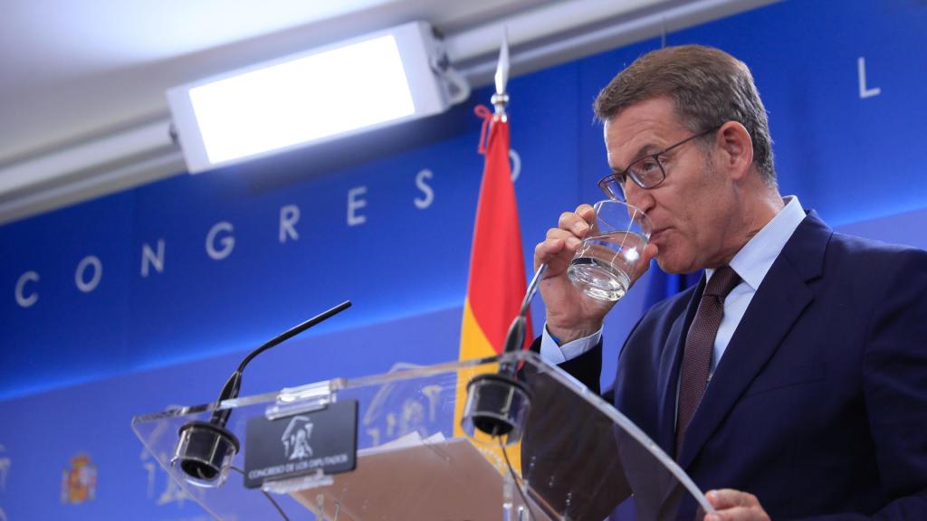 Alberto Núñez Feijóo, en una imagen reciente en el Congreso de los Diputados.