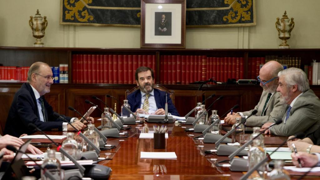 Pleno del Consejo General del Poder Judicial, en una imagen de archivo./