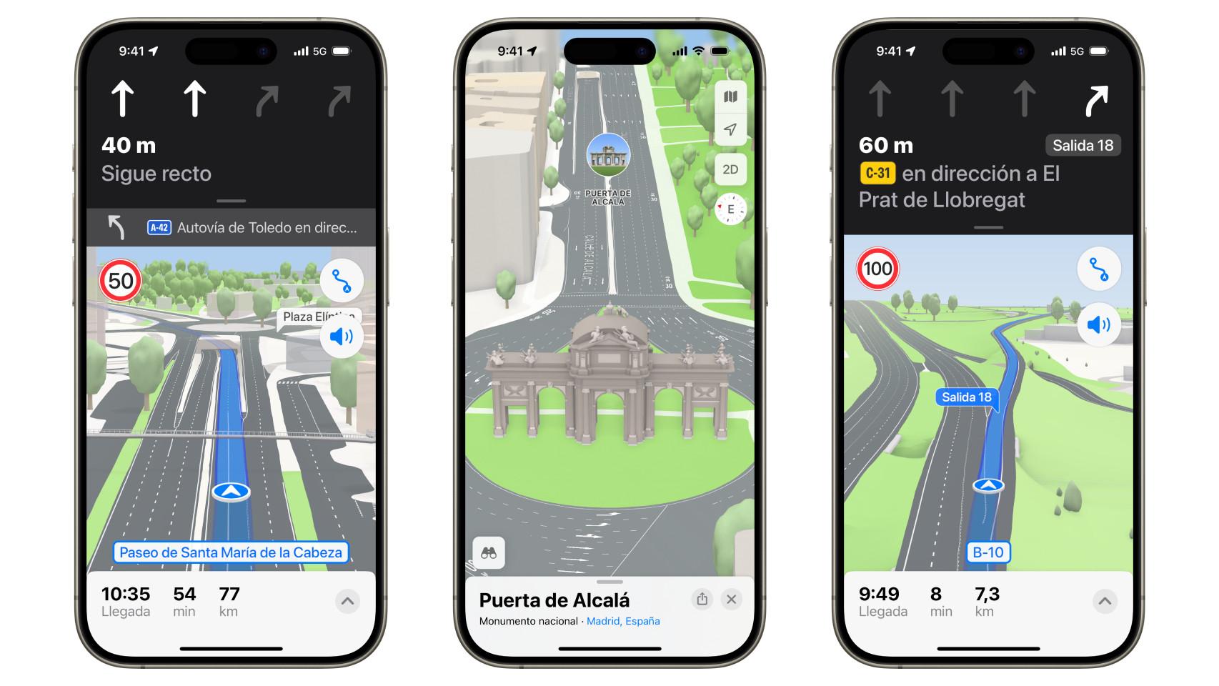 Apple Mapas con vista detallada