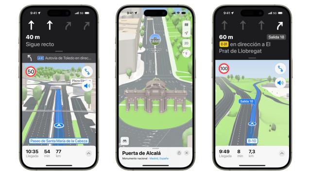 Apple Mapas con vista detallada