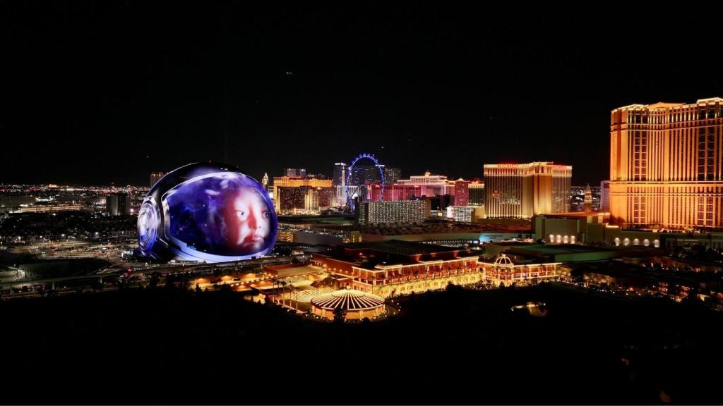 The Sphere y la noche de Las Vegas.