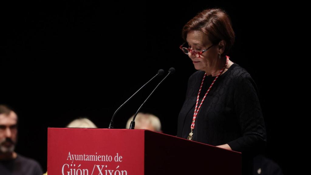 Carmen Moriyón, alcaldesa de Gijón. EE