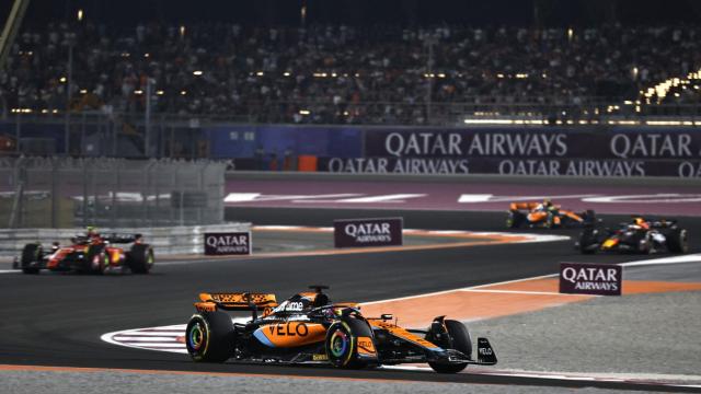 Piastri durante la carrera