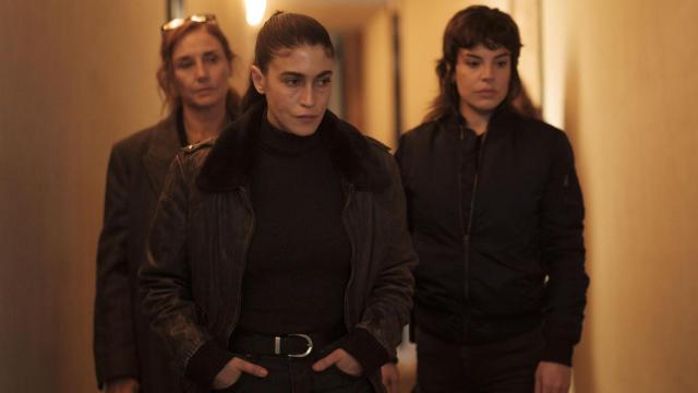 Un fotograma de la serie 'La red púrpura', protagonizada por la inspectora Elena Blanco (Nerea Barros) y basada en la segunda novela de la saga de Carmen Mola.