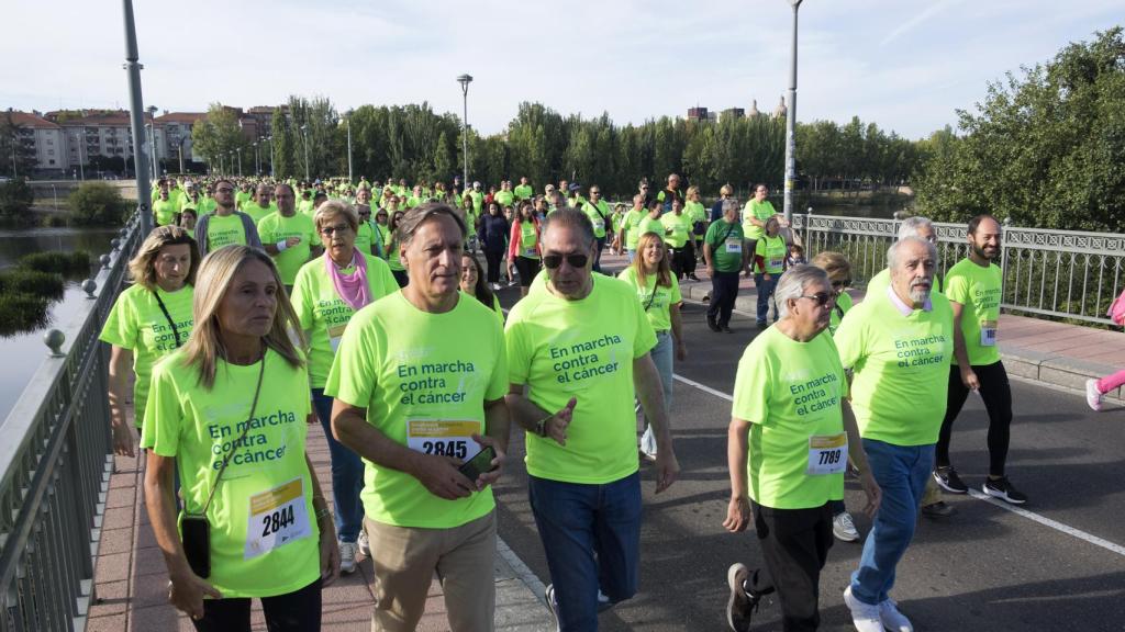 Marcha contra el cáncer en Salamanca