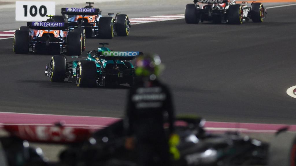 Un instante del Gran Premio de Qatar.