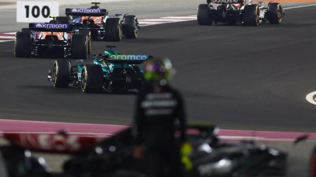 Un instante del Gran Premio de Qatar.