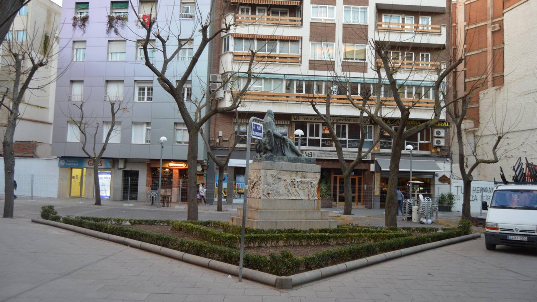 La Plaza de Cervantes de Ciudad Real.
