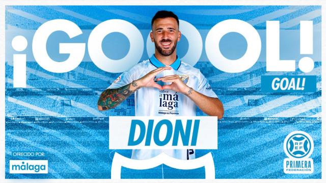 Dioni, futbolista del Málaga CF
