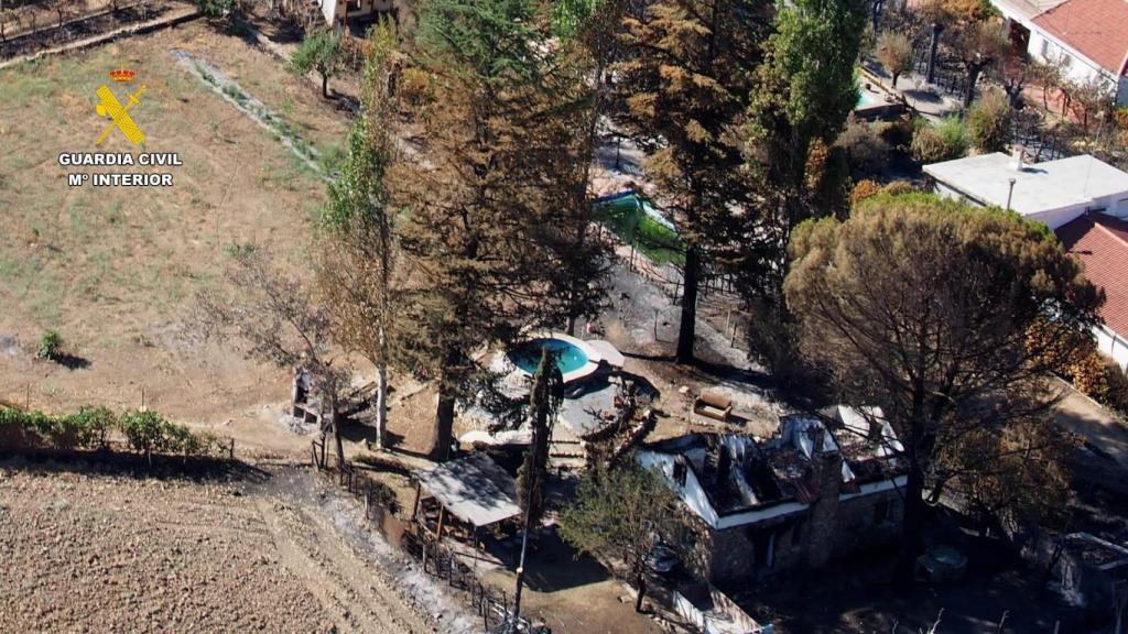 Otra imagen del incendio