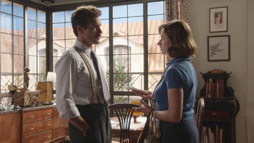 Íñigo y Matilde, protagonistas de 'Salón de té La Moderna', en el capítulo 12.