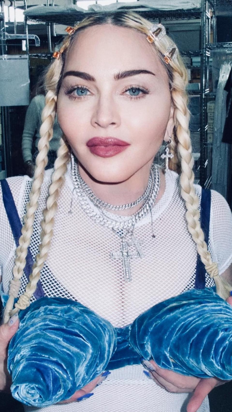 Madonna en una imagen de sus redes sociales.
