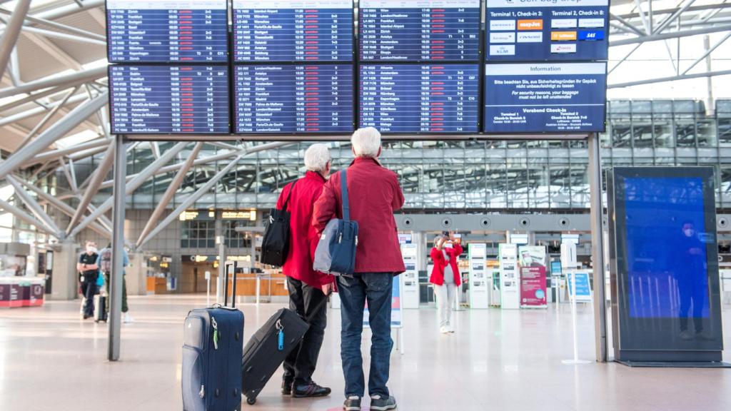 Imagen de archivo del aeropuerto de Hamburgo (Alemania).