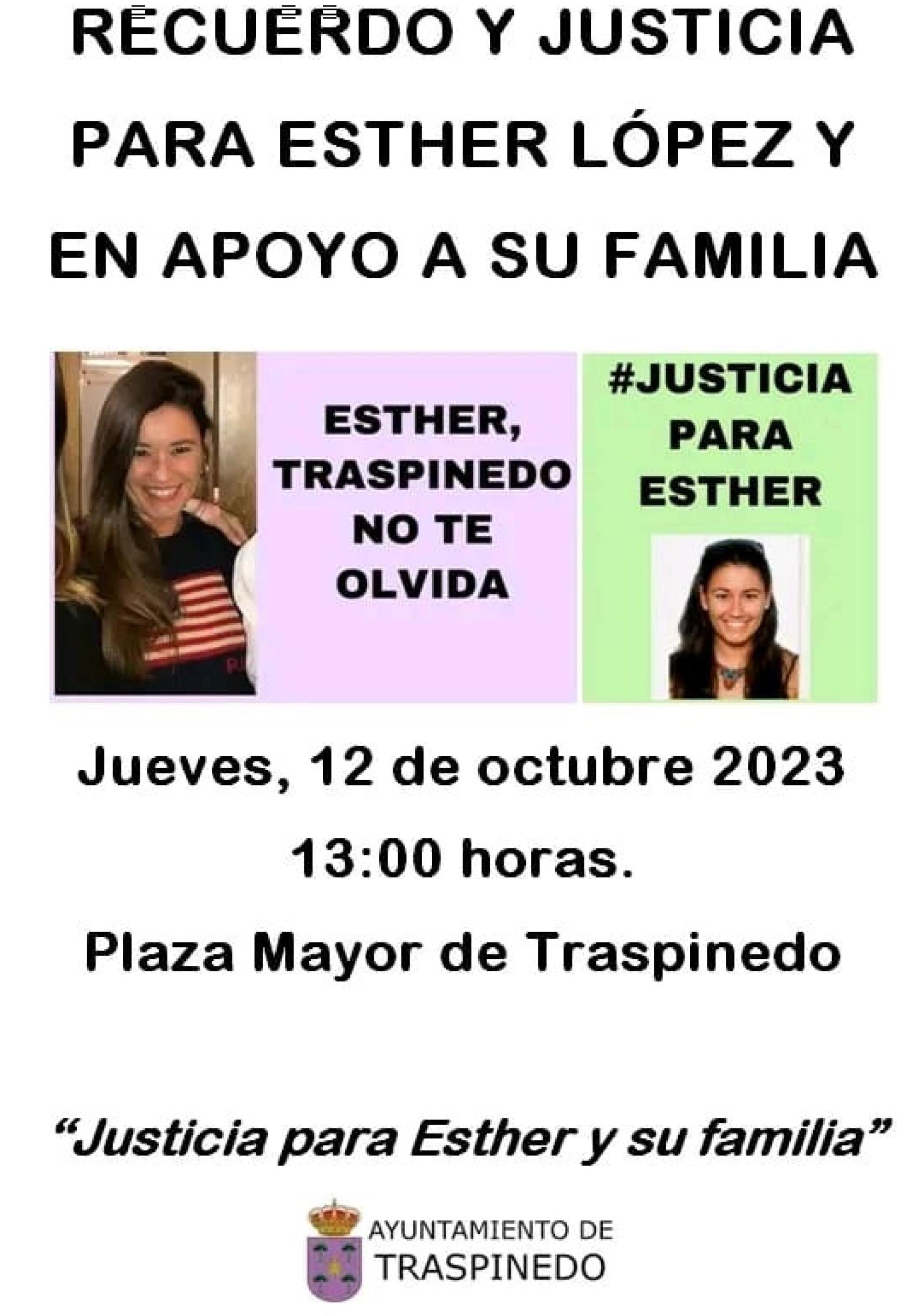 Nueva concentración por Esther López en Traspinedo