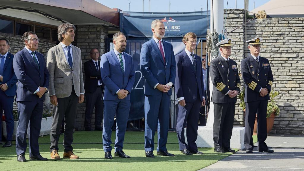 Felipe VI en el club marítimo.
