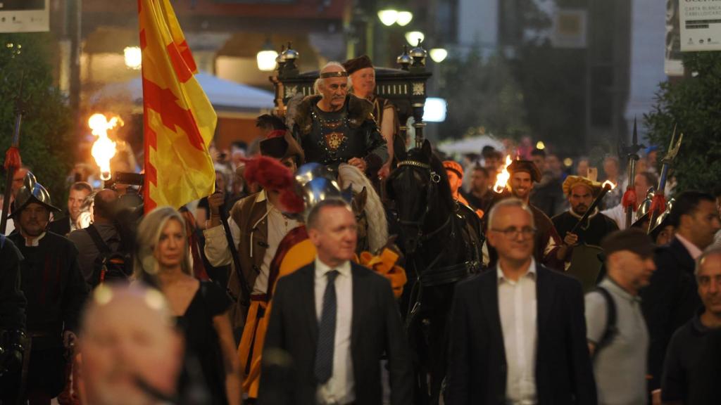 Un funeral de otra época homenajea a Red Hugh O´Donnell, héroe irlandés enterrado en Valladolid  (6)