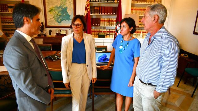 La sesión del consejo de la Mancomunidad de los Canales del Taibilla de este lunes.