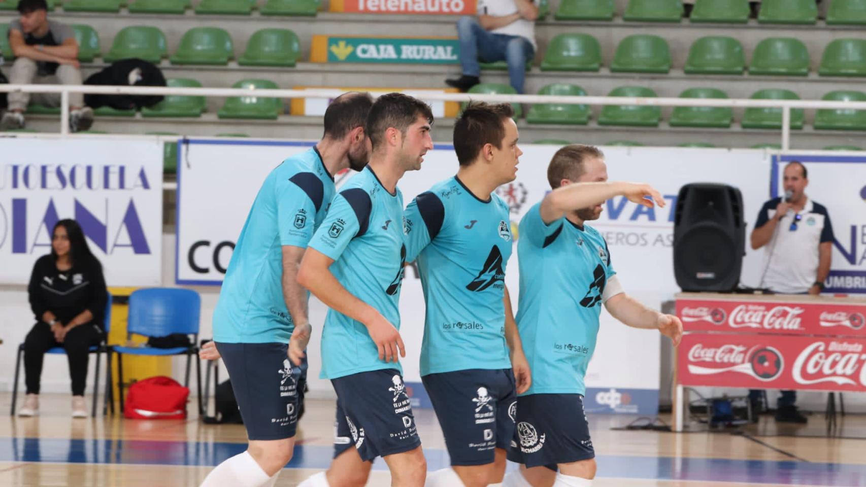 Los jugadores del C.D. Ponfesala