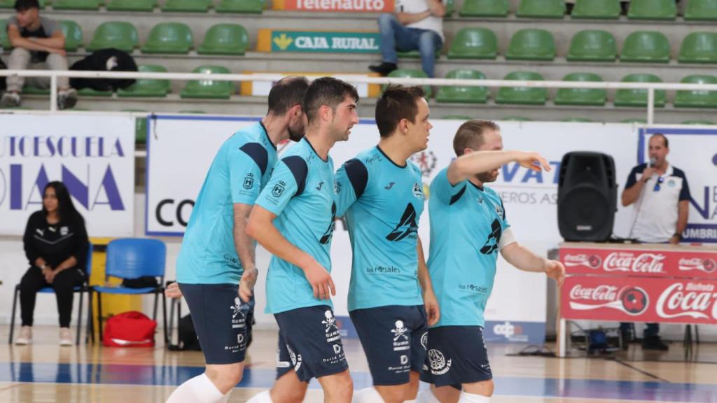 Los jugadores del C.D. Ponfesala
