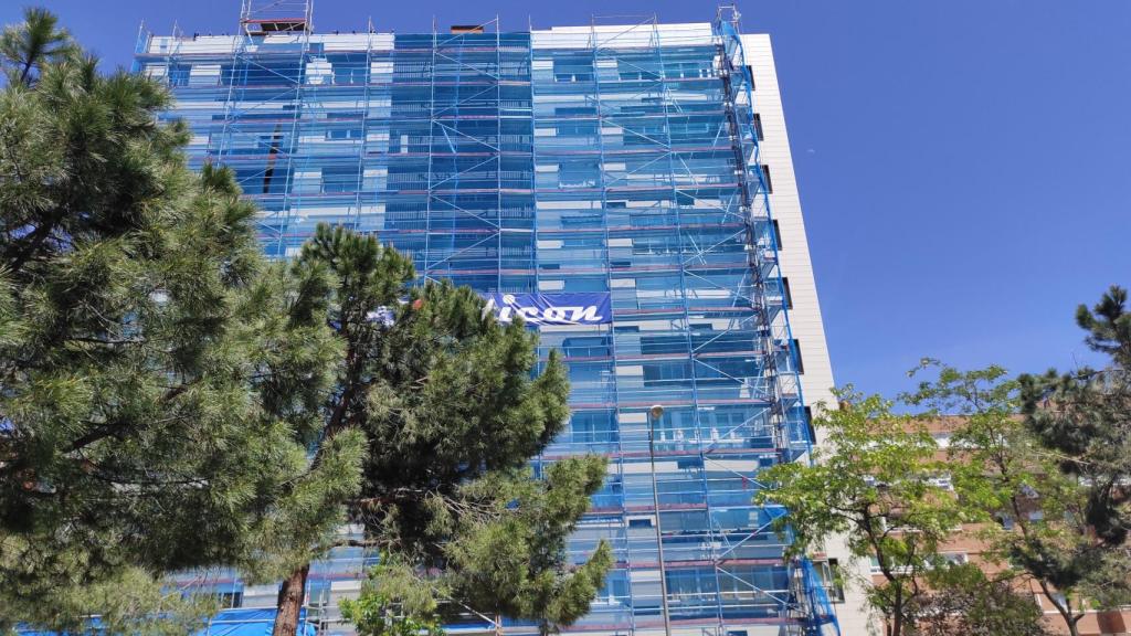 Rehabilitación de un edificio en Madrid.
