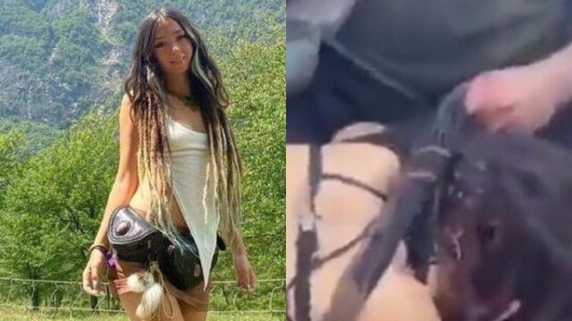 Shani Louk, la joven alemana secuestrada por Hamás.