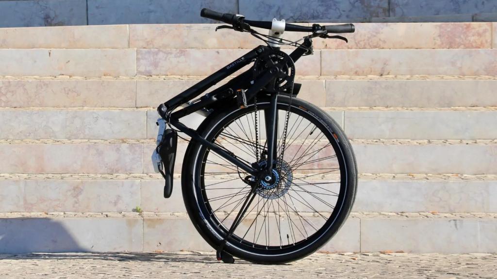 La bicicleta Bastille plegada