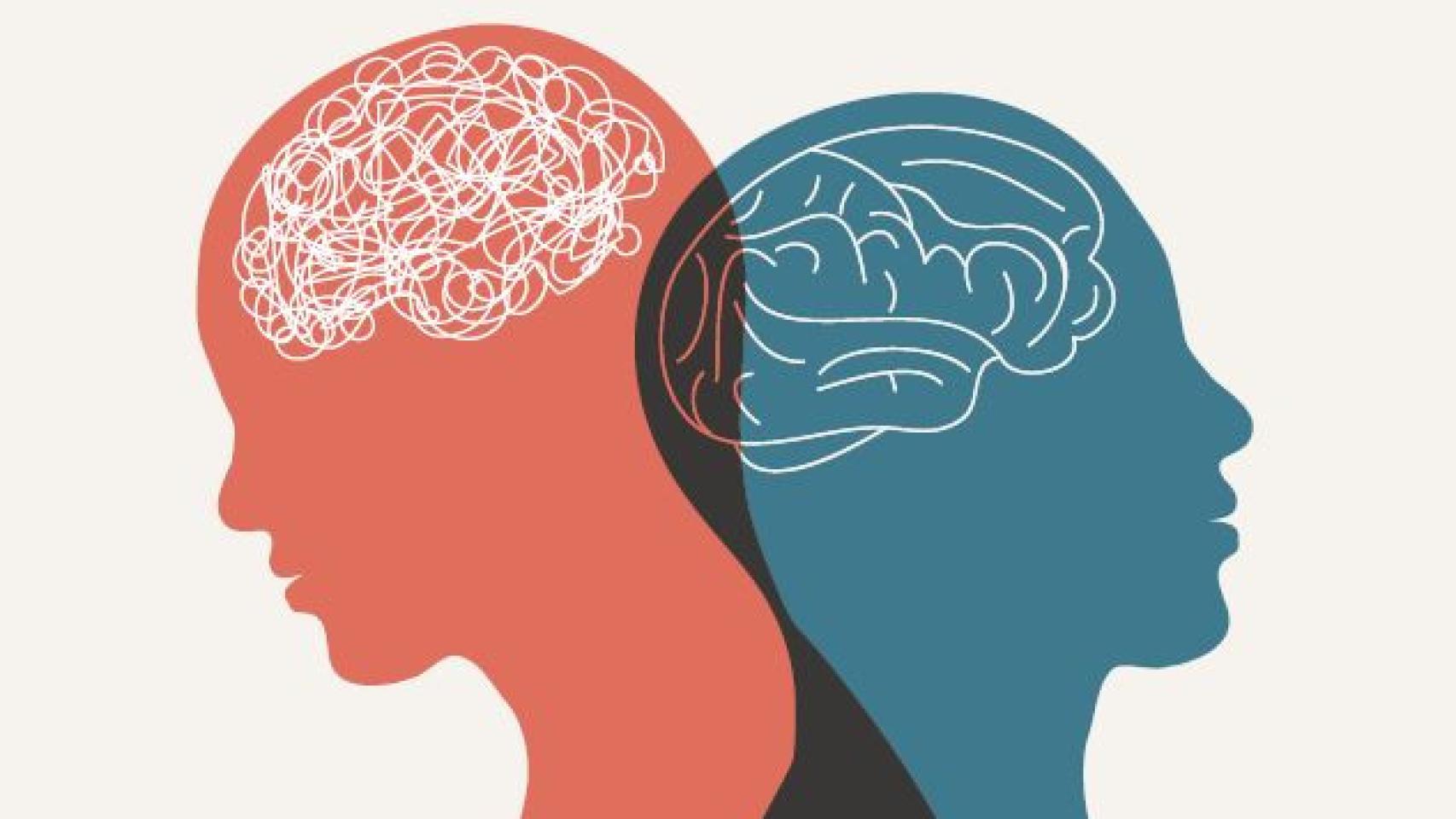 Cartel por el Día Mundial de la Salud Mental.