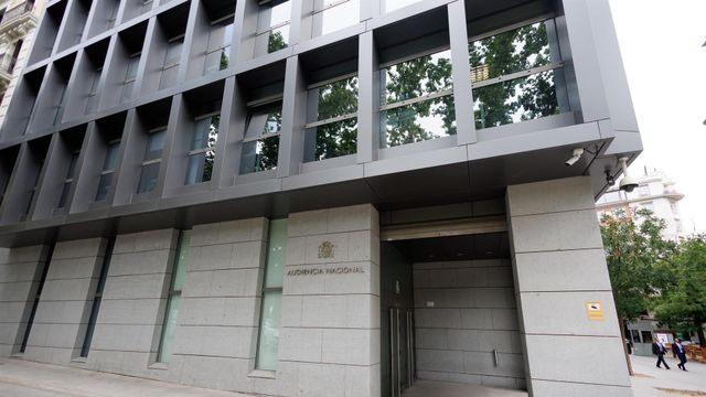 Fachada de la Audiencia Nacional.